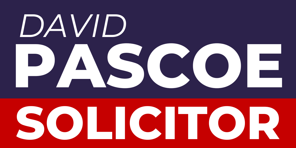 David Pascoe for Solicitor